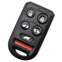 Carcasa de Plástico para Llave de Coche con Control Remoto, 6 Botones Integrados, Repuesto para Reparación