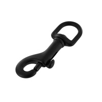 Mousqueton pivotant en métal à ressort pour laisse de chien et collier