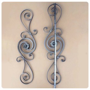 Accessoires d'escalier <span class=keywords><strong>en</strong></span> <span class=keywords><strong>fer</strong></span> <span class=keywords><strong>forgé</strong></span> à <span class=keywords><strong>prix</strong></span> abordable, décorations de balustrade <span class=keywords><strong>en</strong></span> <span class=keywords><strong>fer</strong></span> <span class=keywords><strong>forgé</strong></span> <span class=keywords><strong>en</strong></span> forme de S, <span class=keywords><strong>fer</strong></span> plat 100*350mm 12*6mm - Product Image 2