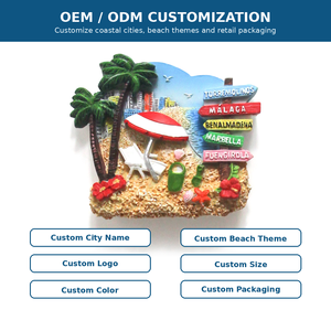 Imán <span class=keywords><strong>de</strong></span> Resina 3D Personalizado para Refrigerador con Diseño <span class=keywords><strong>de</strong></span> Ciudad Costera <span class=keywords><strong>de</strong></span> España, Recuerdo <span class=keywords><strong>de</strong></span> Playa, Regalo Turístico al por Mayor - Product Image 4