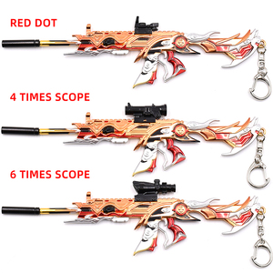 Hot Style Metal Game Gun modello M416 il più appassionato e sacro portachiavi staccabile in metallo personalizzabile modello giocattolo da collezione - Product Image 6