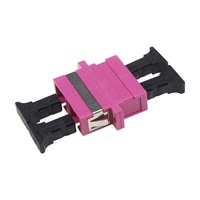 Acoplador de fibra óptica dúplex OM4 personalizado al por mayor, adaptador SC/PC para redes POE 4G 3G GSM SDK GPRS TCP