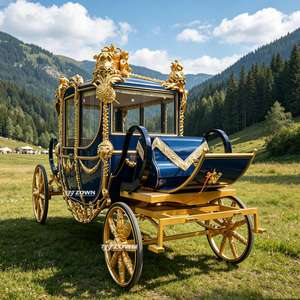Chariot de conduite de chevaux de haute qualité, peinture de surface de qualité supérieure, pour studio photo et exposition commerciale - Product Image 1