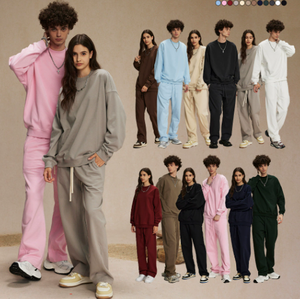 Kaisorn Unisex ropa de calle de peso pesado cuello redondo Defy the Chill: Unisex cuello redondo de peso pesado para otoño 2025 Chase the Vibe - Product Image 1