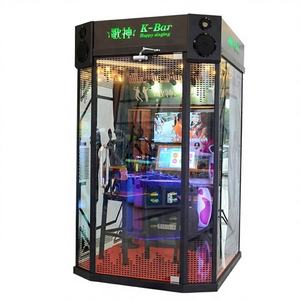 Mini KTV à monnayeur pour 2 joueurs, machine de divertissement d'arcade avec simulateur de chant, 90W 220V, à vendre - Product Image 1