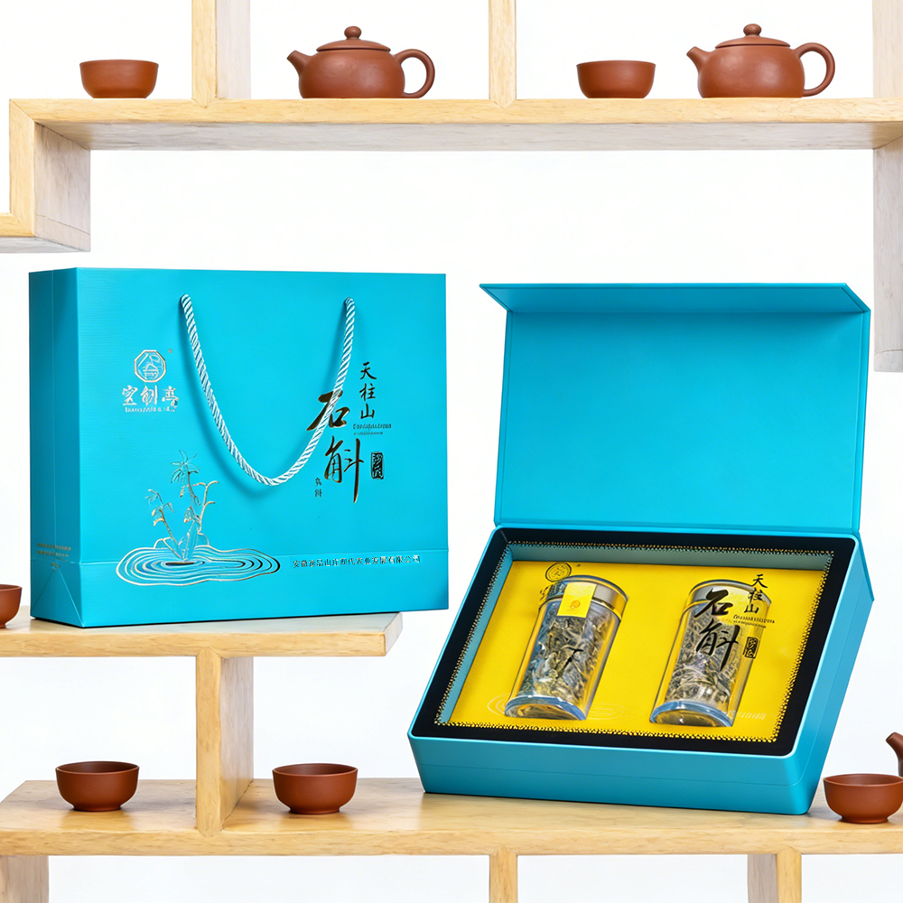 Traditional Chinese Medicine Tianzhushan Dendrobium Elegant Gift Box for Wellness & Gifting