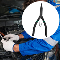 Jeu de pinces à circlips professionnel 4 pièces, robustes, pour circlips internes et externes, avec mâchoires droites et courbées, pour l'automobile
