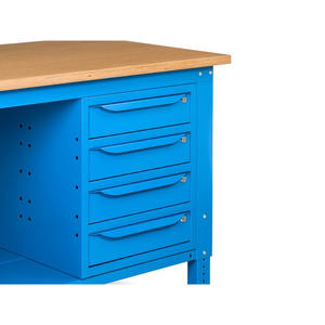 Fami WORK1504 banco de trabajo ajustable 1500x750x73 2/1107mm con tapa de madera y 4 cajones - Product Image 3