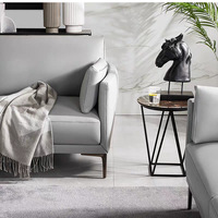 Mattschwarze Dreieckige Metallmöbelbeine für Tisch Sofa Couch Stuhl Schrank, DIY Ersatzfüße mit Gummischutz