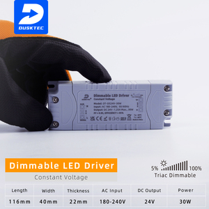 Bande de lumière Led 30W Dimmable Driver 110V Ac à 24V Dc Transformer 12V Triac Dimmable Alimentation pour Cuisines Armoires Chambres à coucher - Product Image 2