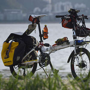 Sac de voyage de luxe personnalisé pour le cyclisme longue distance, imperméable et résistant à la pluie, sac de sport pour vélo, sacoche de transport extérieure - Product Image 3