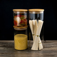 Beste Kopen Vruchten Koffie Thee Honing Jar Voedsel Opslag Fles Jar Container 200Ml Glas Voedsel Jar