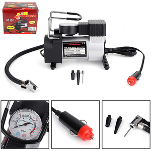 Factory Heavy Duty Double Cylinder Tyre Portable Mini <b>Pump</b> 12v Car Inflators SC-01 Portable Compressor S - Product Image 6