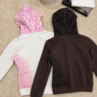 Vêtements d'hiver pour femmes, nouvelles arrivées 2026, pantalon de survêtement et sweat-shirt à imprimé léopard, ensemble streetwear pour femmes, ensemble de survêtement 2 pièces