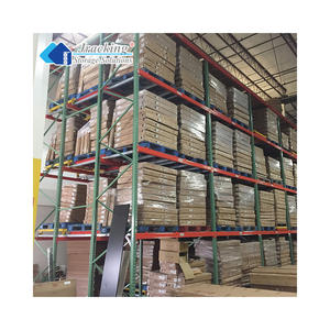 מדפי מזרן פלדה תעשייתיים עם ציפוי אבקה לדחוף בחזרה מדריך מדפי רכבת על עגלות לאחסון מחסן - Product Image 2