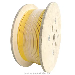 Certificated Electrical Cable Copper/ Aluminum Wire Fiberglass Covered Rectangular Magnet Cable