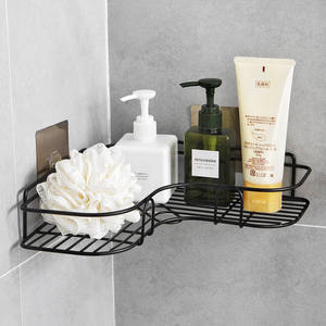 Mensola bagno doccia supporto a parete porta Shampoo con aspirazione senza foratura accessori per il bagno