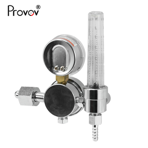 Instrumentos analíticos de laboratorio de cuerpo de latón de alta calidad al mejor precio regulador de gas de oxígeno médico con caudalímetro - Product Image 3