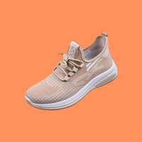 Zapatillas Deportivas Casuales para Hombre, Transpirables, con Cordones, Diseño Color-Blocking, Cómodas, Antideslizantes, con Parte Superior de Tejido Fly Knit, para Otoño