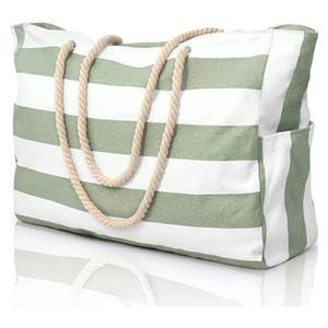 Sac de plage pliable surdimensionné, résistant à l'eau et au sable, pour le rangement et les voyages - Product Image 1