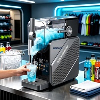 Commerciële sneeuwkegelmachine en slushmaker voor ijs, bevroren yoghurt en smoothies