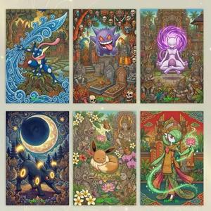 Pannello Acrilico DM Pokemoned Shikishi Board, Pannello Artistico da Collezione Anime, Espositore in Acrilico Trasparente, Regalo Decorativo per i Fan - Product Image 4