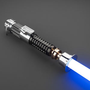 Découvrez votre surprise cosplay : le sabre laser LED RVB emblématique d'Obi-Wan Skywalker, le cadeau d'anniversaire parfait - Product Image 1