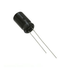 ตัวเก็บประจุแบบ Through Hole รุ่น Original CAP ALUM 120UF 20% 16V RADIAL TH 120 uF 16YXH120MEFCTA6.3X11 - Product Image 1