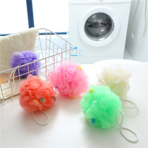 Esponja de baño grande, estropajo de espalda de nailon de colores, esponja de baño tipo flor con textura gelatinosa, 30g, productos de baño. - Product Image 1