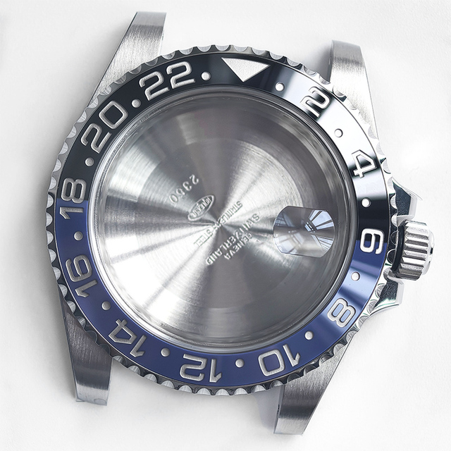 40MM 116710 Top Quality 904L Stainless Steel Watch case for 3186 Watch Movement. Watch Aftermarket