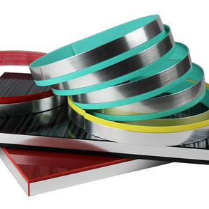 Bande de bordure en alliage d'aluminium brossé <span class=keywords><strong>pour</strong></span> comptoirs, panneaux de meubles, cadres photo et garnitures décoratives - Product Image 1