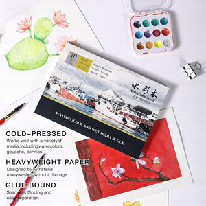 Cuaderno de Acuarela Rubens, Serie Flores de Primavera, 50% Algodón, Prensado en Frío, 200g, 20 Hojas, 16K 32K, Venta al Por Mayor, Personalizable, Superventas - Product Image 3