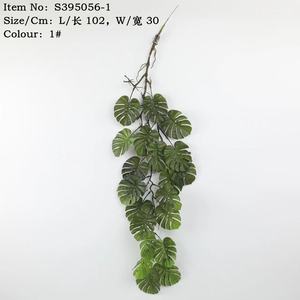 Uxin Artificial Monstera <b>Leaf</b> <b>Wall</b> Hanging 102Cm Plastic Indoor Outdoor <b>Decorative</b> Greenery Vines For Home Wedding Props - Product Image 5