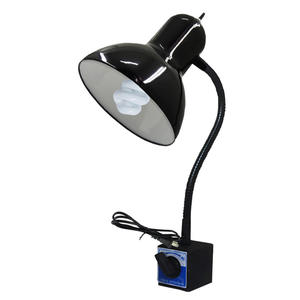 Lampe de travail LED portable avec base magnétique E27 24V/220V, équipement industriel, lampe de table, corps en aluminium pour travaux sur machine-outil - Product Image 2