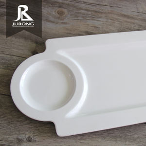 Ensemble de vaisselle écologique Rectangle, pièces, plateau en plastique, assiettes grises indiennes, vente en gros - Product Image 3