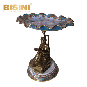 Decorazione Murale <span class=keywords><strong>con</strong></span> Cornice in Rame, Dipinto in Stile Europeo <span class=keywords><strong>con</strong></span> Figure di Corte in Gioco, Raffinata Decorazione da Parete - Product Image 5