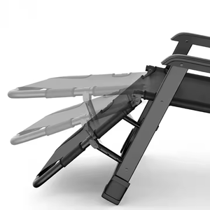 Sedia a Sdraio Pieghevole Reclinabile Moon Chair, Arredo da Esterno Portatile in Metallo, Sedia da <span class=keywords><strong>Spiaggia</strong></span> in Tessuto Oxford <span class=keywords><strong>per</strong></span> Giardino e Parco - Product Image 5