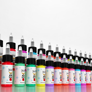 Tinta de Tatuaje Ybeauty 5ml 15ml 30ml Colores Fluorescentes Orgánicos para Arte Corporal - Product Image 2