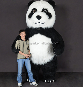 Taille réelle dessin animé <span class=keywords><strong>ours</strong></span> Costume Nanchi gros <span class=keywords><strong>pas</strong></span> <span class=keywords><strong>cher</strong></span> événement fête accessoires drôle <span class=keywords><strong>adulte</strong></span> marche danse dessin animé mascotte Costumes - Product Image 1