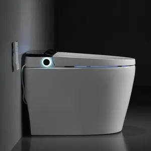 रिमोट कंट्रोल के साथ बुद्धिमान स्मार्ट शौचालय
