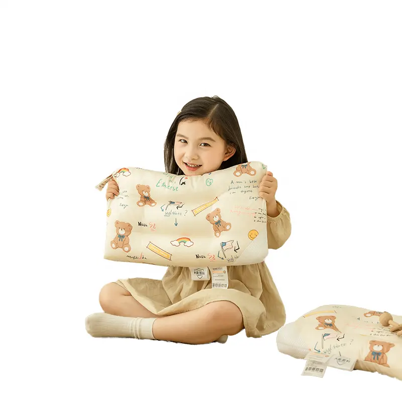 Прочная детская подушка-100% хлопчатобумажная ткань-подушка Beibei Bear на весь год