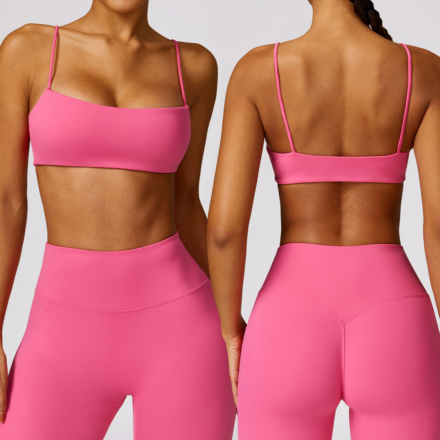 DCWX8579 Lightweight Breathable Yoga Bra Quick-Drying Sports Underwear With Beautiful Back Nude Fitness Top Inner Strap