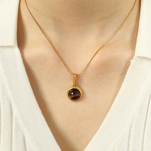 <b>Fashion</b> Jewelry Retro and Simple Style Turquoise <b>Pendant</b> <b>Necklace</b> - Product Image 2