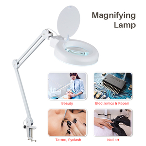 Led Lash đèn cho đèn mặt trăng ánh sáng Beauty Salon Nail thiết bị <span class=keywords><strong>Magnifying</strong></span> lens Glass với ánh sáng <span class=keywords><strong>Magnifying</strong></span> đèn - Product Image 4