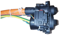Prise de charge EV JET 125A 150A Combo2 CCS2, nouvelle prise d'entrée 1000V DC