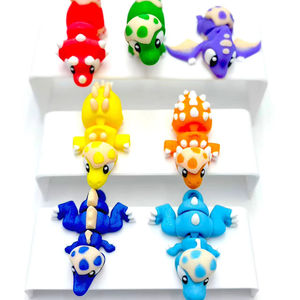 Juguete de dinosaurio multicolor impreso en 3D transfronterizo, figura educativa en miniatura con articulaciones móviles para niños, Animal Crossing Explosive - Product Image 1