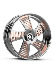 SY-09008 Juego de 2 Ruedas Forjadas Planas de 18 19 20 21 22 23 24 Pulgadas, Diseño de 5 Radios, Aluminio Forjado Cepillado para Automóviles de Pasajeros - Product Image 3