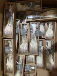 Offre Spéciale Bouquet de fleurs de blé séchées de haute qualité dans un bocal en verre <span class=keywords><strong>pour</strong></span> la remise des diplômes, cadeau de Noël de la Saint-Valentin avec des fleurs séchées - Product Image 6