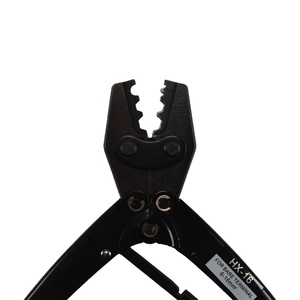 <b>Tools</b> HX-16OTUT Steel Ratchet <b>Crimping</b> Pliers 16 AWG Front Entry Industrial <b>Wire</b> Crimper with Black Oxide Finish - Product Image 4