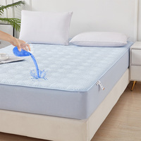 Protège-matelas matelassé en coton imperméable SUPER, lavable en machine, respirant, avec emballage, en stock